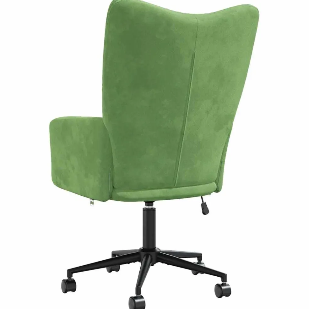 vidaXL Relaxstoel fluweel lichtgroen