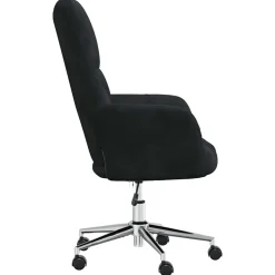 vidaXL Relaxstoel fluweel zwart