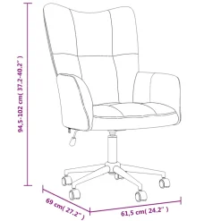 vidaXL Relaxstoel fluweel zwart