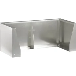 vidaXL Retentiewall 4 st 100 x 100 x 30 cm Roestvrij staal zilver