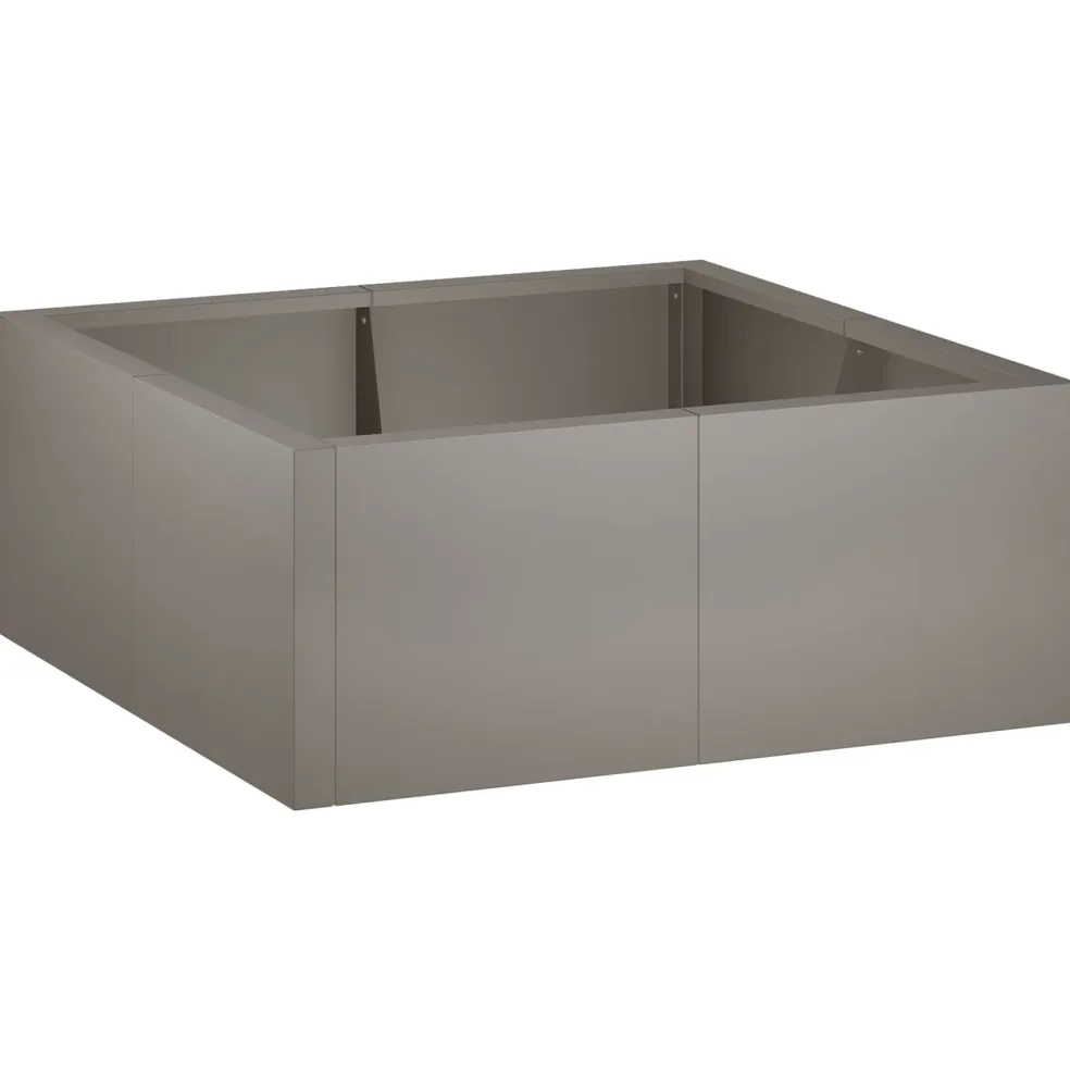 vidaXL Retentiewall 4 st 100 x 100 x 40 cm weervast staal Roestkleurig