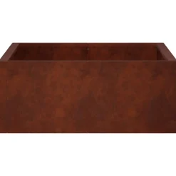vidaXL Retentiewall 4 st 100 x 100 x 40 cm weervast staal Roestkleurig