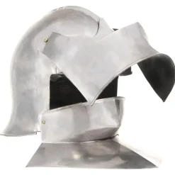 vidaXL Ridderhelm middeleeuws replica LARP staal zilverkleurig