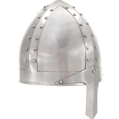 vidaXL Ridderhelm middeleeuws replica LARP staal zilverkleurig