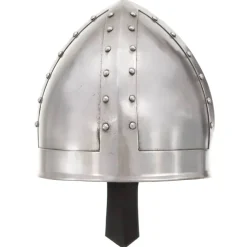 vidaXL Ridderhelm middeleeuws replica LARP staal zilverkleurig