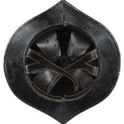 vidaXL Ridderhelm middeleeuws replica LARP staal zilverkleurig