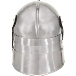 vidaXL Ridderhelm middeleeuws replica LARP staal zilverkleurig