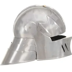 vidaXL Ridderhelm middeleeuws replica LARP staal zilverkleurig