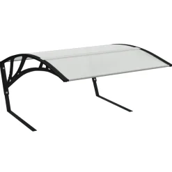 vidaXL Robotmaaiergarage Zwart 80x101x46 cm