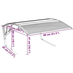 vidaXL Robotmaaiergarage Zwart 80x101x46 cm