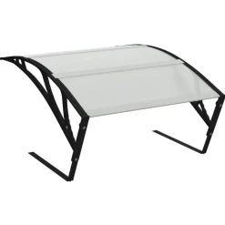 vidaXL Robotmaaiergarage Zwart 80x101x46 cm