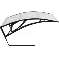 vidaXL Robotmaaiergarage Zwart 80x101x46 cm
