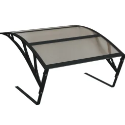 vidaXL Robotmaaiergarage Zwart 80x101x46 cm
