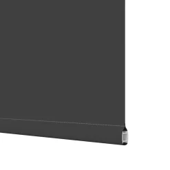 vidaXL Rolgordijn verduisterend 105x130 cm stofbreedte 100,7 cm zwart