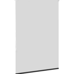 vidaXL Rolgordijn verduisterend 105x130 cm stofbreedte 100,7 cm zwart