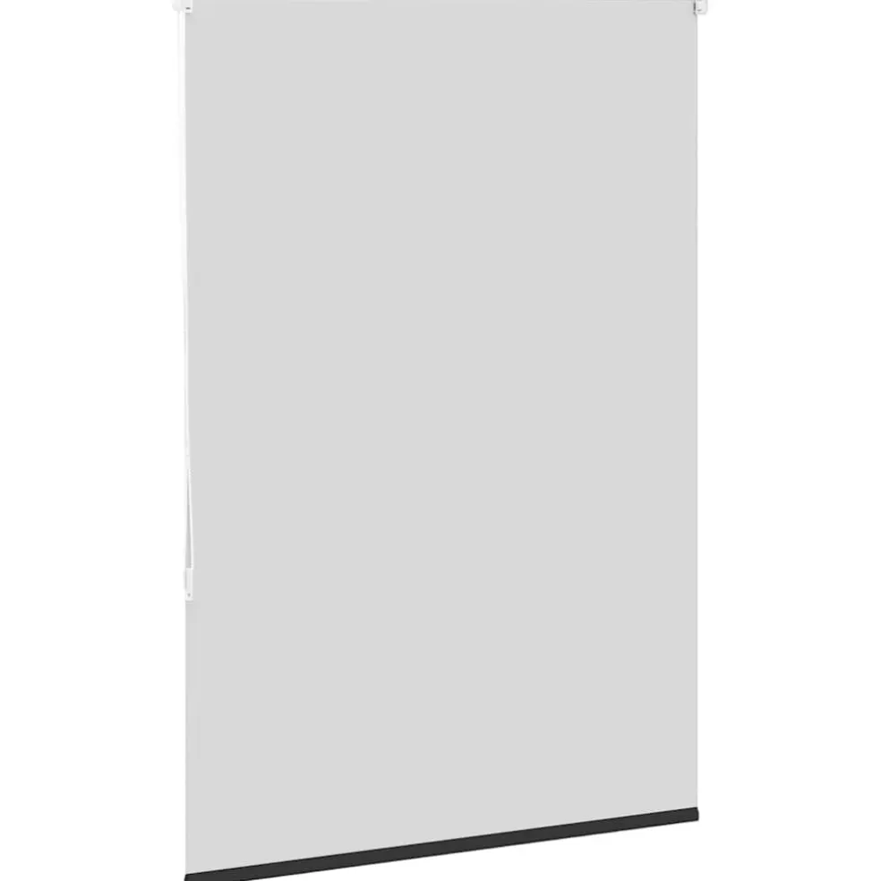 vidaXL Rolgordijn verduisterend 105x130 cm stofbreedte 100,7 cm zwart
