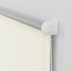 vidaXL Rolgordijn verduisterend 40x130 cm stofbreedte gebroken wit
