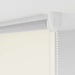 vidaXL Rolgordijn verduisterend 40x130 cm stofbreedte gebroken wit