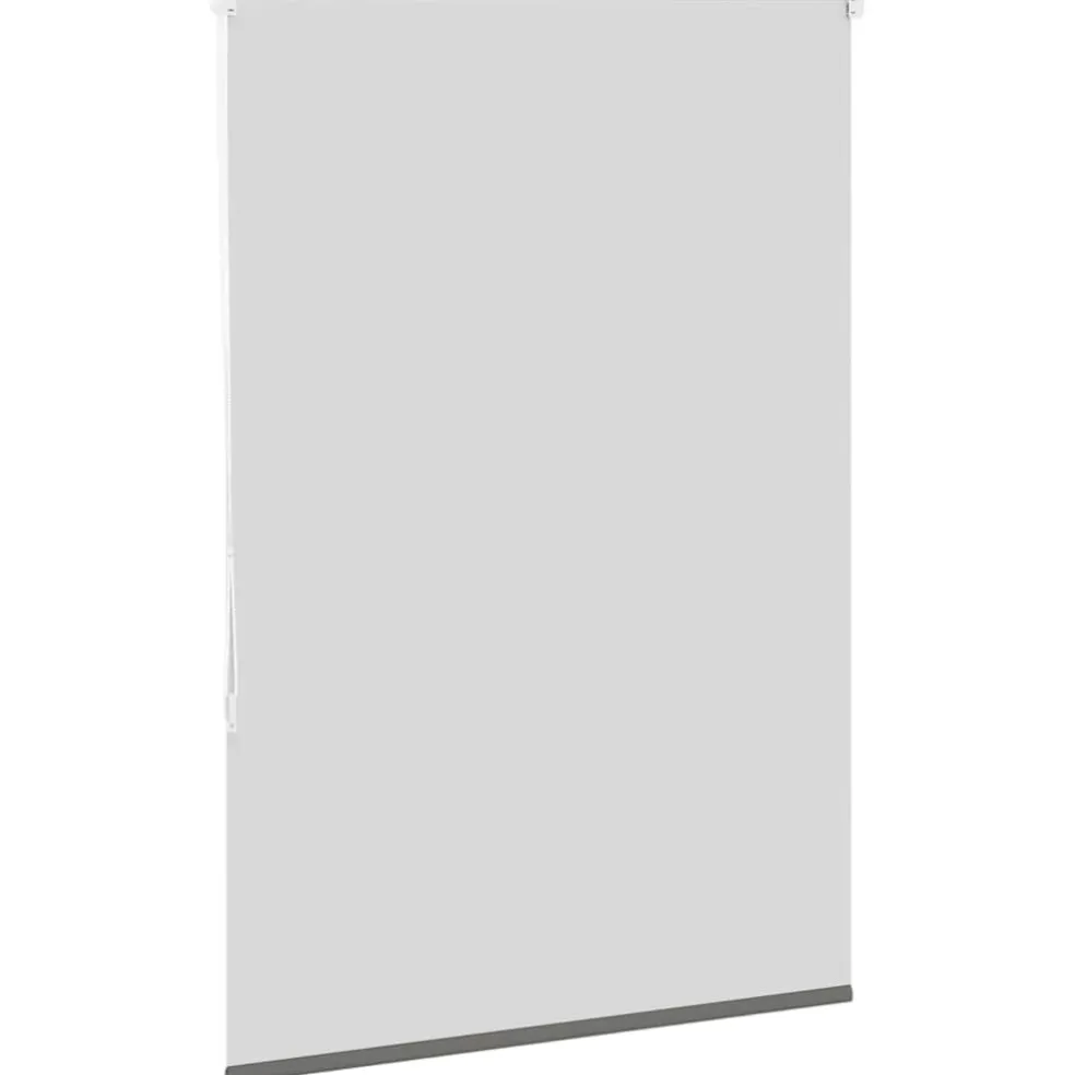 vidaXL Rolgordijn verduisterend 105x130 cm stofbreedte 100,7 cm grijs