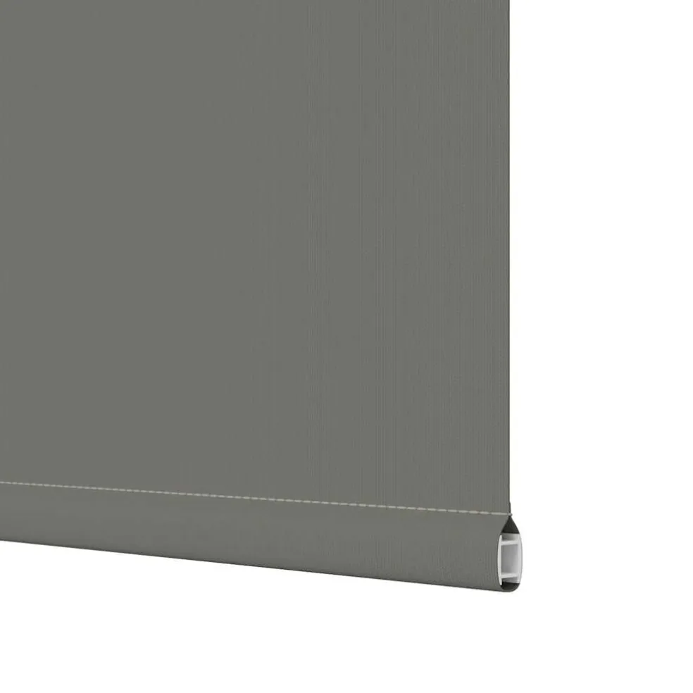 vidaXL Rolgordijn verduisterend 105x130 cm stofbreedte 100,7 cm grijs