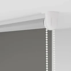 vidaXL Rolgordijn verduisterend 105x130 cm stofbreedte 100,7 cm grijs
