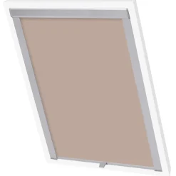vidaXL Rolgordijn verduisterend beige SK08 GGL en GGU