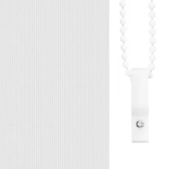 vidaXL Rolgordijn verduisterend 105x130 cm stofbreedte 100,7 cm wit