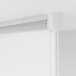 vidaXL Rolgordijn verduisterend 105x130 cm stofbreedte 100,7 cm wit