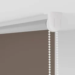 vidaXL Rolgordijn verduisterend koffie 40x130 cm stofbreedte 35,7 cm