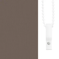 vidaXL Rolgordijn verduisterend koffie 40x130 cm stofbreedte 35,7 cm