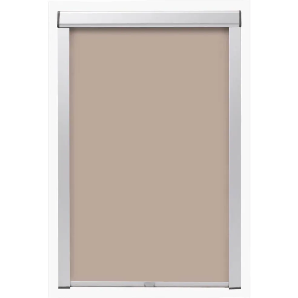 vidaXL Rolgordijn verduisterend beige 102 GGL en GGU