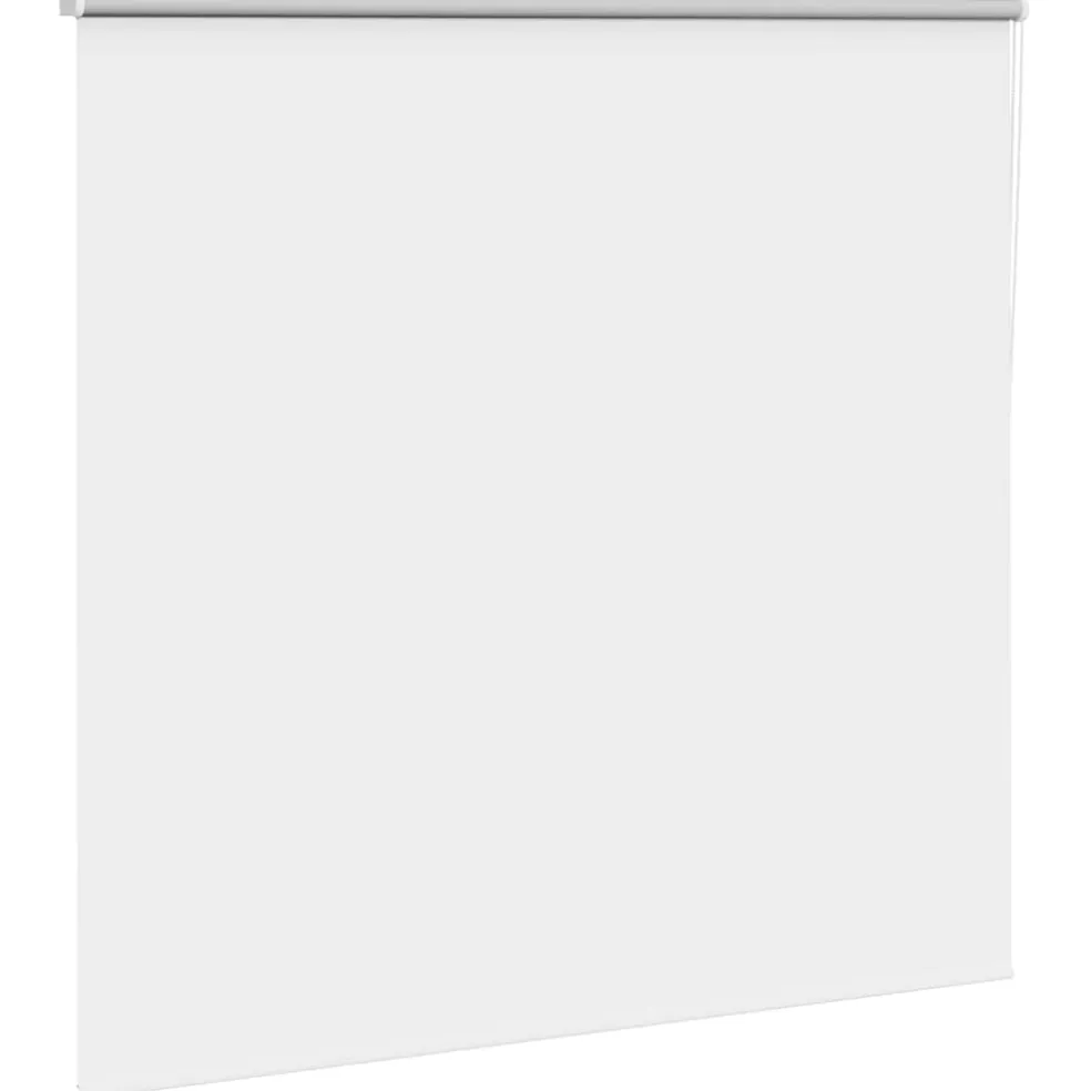 vidaXL Rolgordijn verduisterend 165x130 cm stofbreedte 161,6 cm wit
