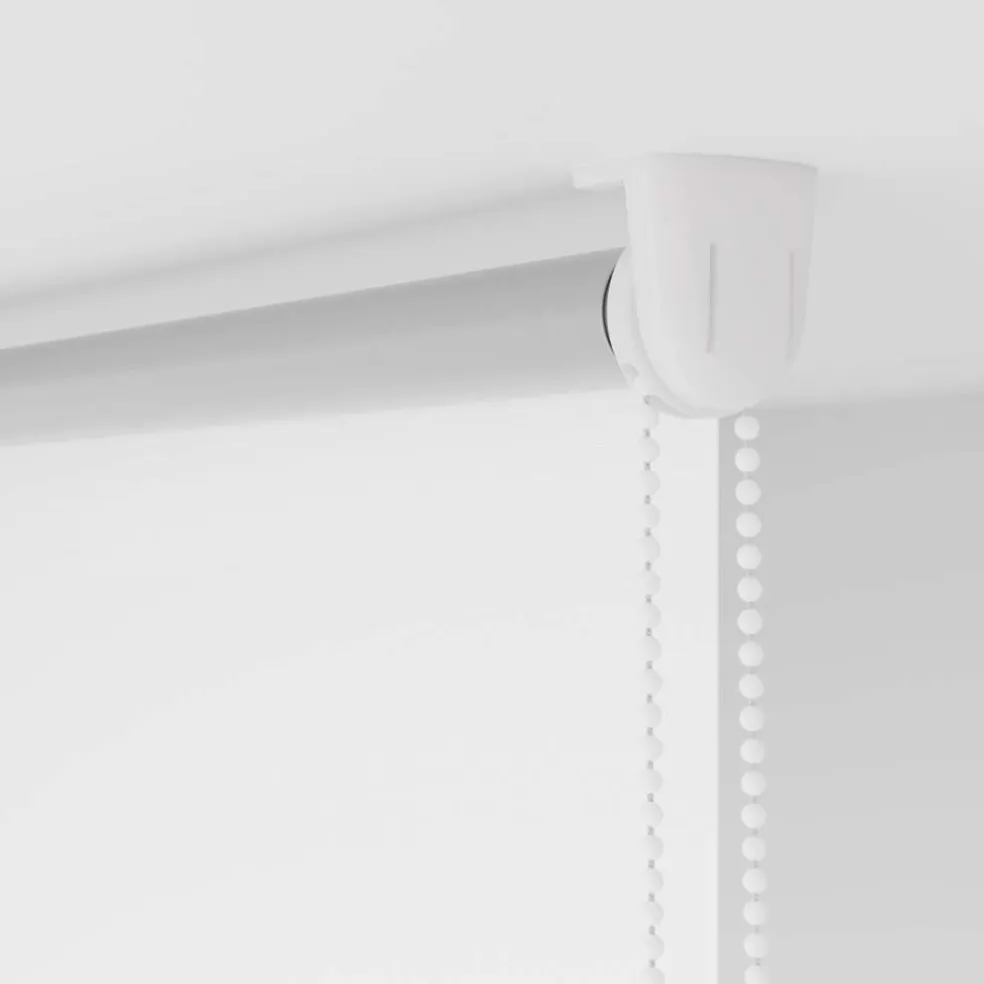 vidaXL Rolgordijn verduisterend 165x130 cm stofbreedte 161,6 cm wit