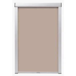 vidaXL Rolgordijn verduisterend beige MK06 GGL en GGU