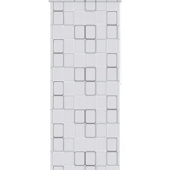 vidaXL Rolgordijn voor douche 80x240 cm wit
