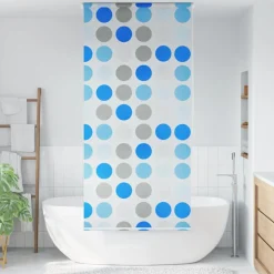 vidaXL Rolgordijn voor douche 80x240 cm bubbel