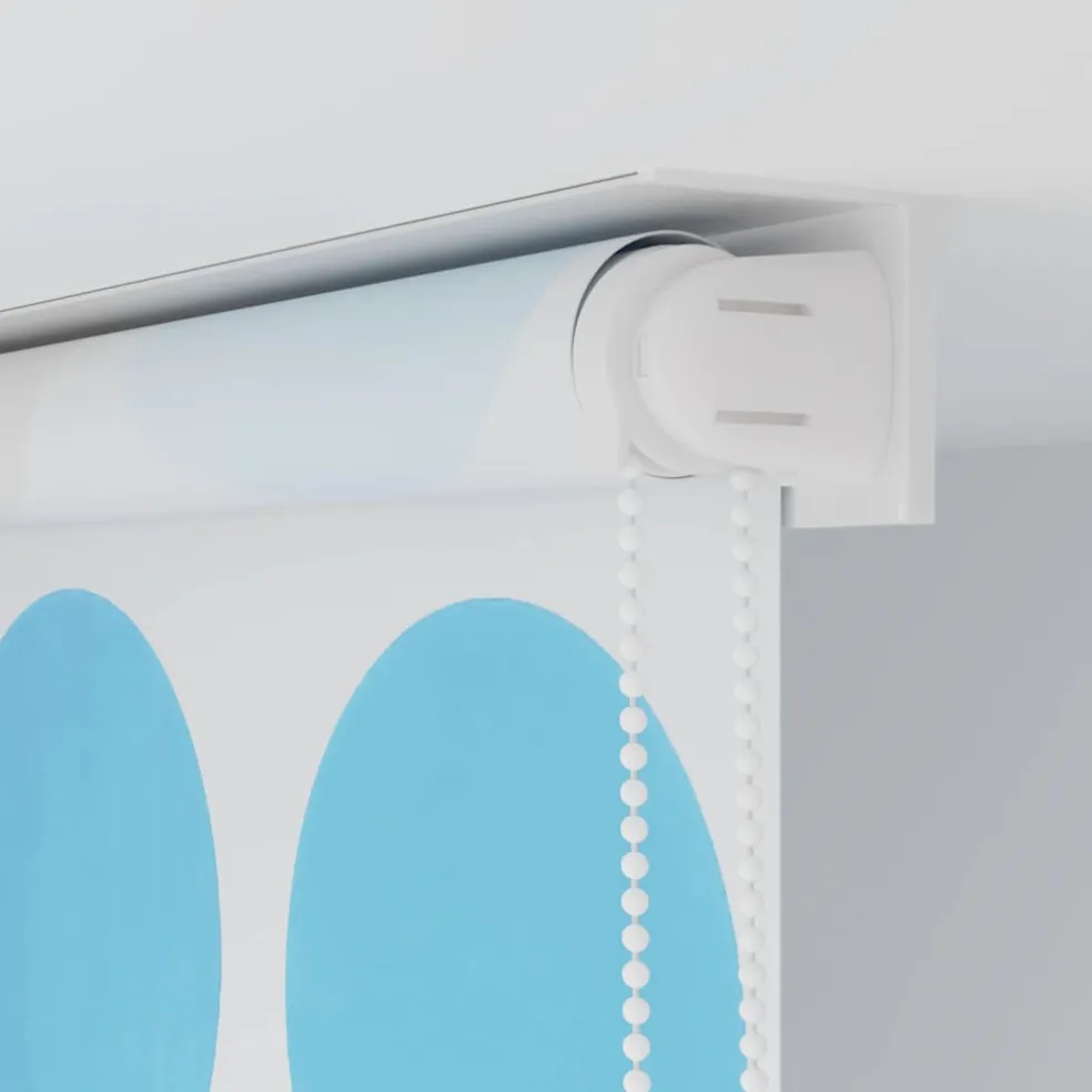 vidaXL Rolgordijn voor douche 80x240 cm bubbel