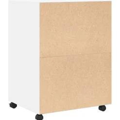 vidaXL Rolkast 60x48x81 cm bewerkt hout wit