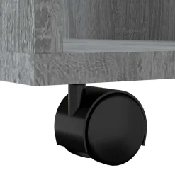 vidaXL Rolkast 60x53x72 cm bewerkt hout grijs sonoma eiken