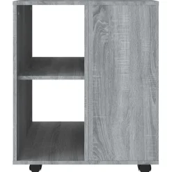vidaXL Rolkast 60x53x72 cm bewerkt hout grijs sonoma eiken