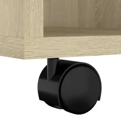 vidaXL Rolkast 60x35x75 cm bewerkt hout sonoma eikenkleurig