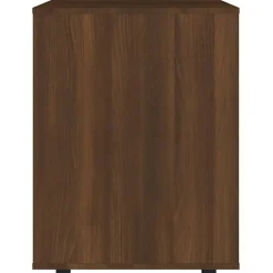 vidaXL Rolkast 60x53x72 cm bewerkt hout bruin eikenkleur