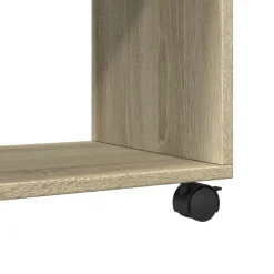 vidaXL Rolkast 37x33x42,5 cm bewerkt hout sonoma eikenkleurig
