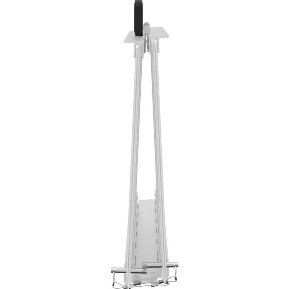 vidaXL Rolstoelhelling 270 kg Zilver 270 kg Aluminium