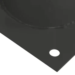 vidaXL Ronde grondanker 4 st Antraciet 15 x 15 x 15 cm Metaal