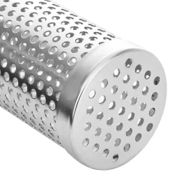 vidaxl Rookbuis 2 st Ø 5 x 30 cm Roestvrij staal 304 zilver