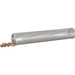 vidaxl Rookbuis 2 st Ø 5 x 30 cm Roestvrij staal 304 zilver