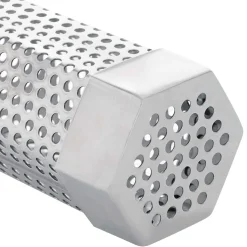 vidaxl Rookbuis 2 st 5 x 5 x 30 cm Roestvrij staal 304 zilver