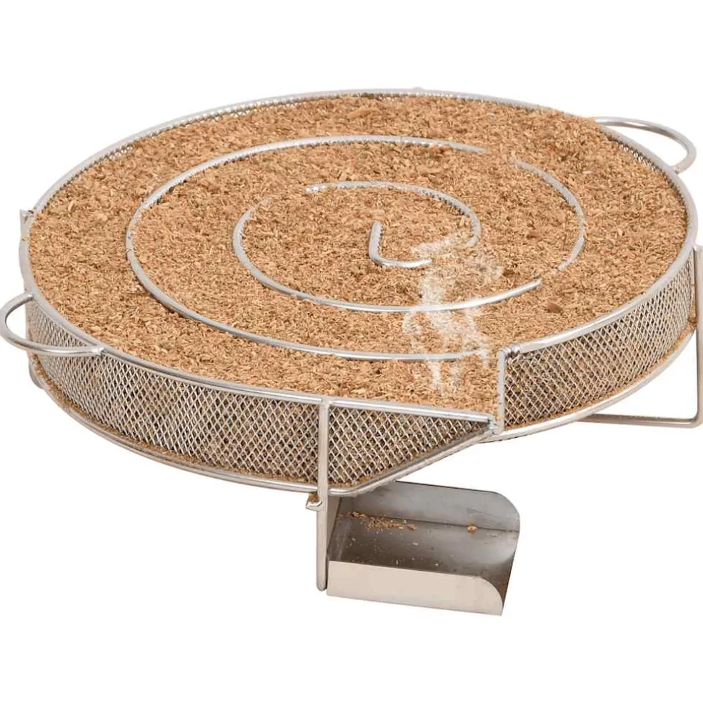 vidaXL Rookgenerator koud rond 19,5 cm roestvrij staal