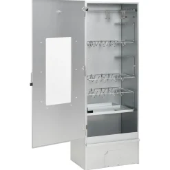 vidaXL Rookoven 3 st 44,5 x 29 x 110 cm Gegalvaniseerd staal